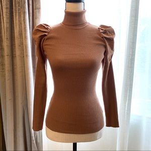 *** ASOS Puff Sleeve Turtleneck NWT ***